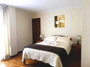 Hotel San Felipe客房内的一张或多张床位