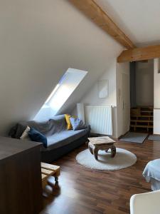 Posteľ alebo postele v izbe v ubytovaní Vienna Canaletto Apartments Wien