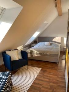 Posteľ alebo postele v izbe v ubytovaní Vienna Canaletto Apartments Wien