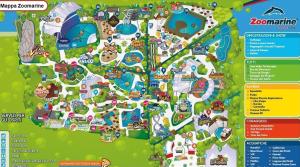 a map of the water park at animal kingdom at Attico al mare Zoomarine a 40 minuti da Roma in Torvaianica