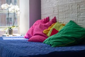 Un ou plusieurs lits dans un hébergement de l'établissement Hermoso apartamento en la mejor zona de Bogotá