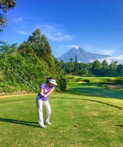 Golf v farmy nebo okolí