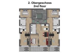 Půdorys ubytování Die Zillertalerin