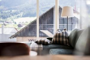 Vue générale sur la montagne ou vue sur la montagne depuis l'hôtel