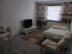 TV a/nebo společenská místnost v ubytování Cheap&Shared Rooms in Tornio city