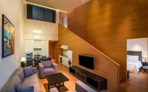 TV a/nebo společenská místnost v ubytování The Westin Xi'an + 37 fotografií