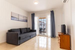 Las Casitas de Corralejo的休息区