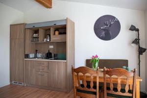 Kuchyň nebo kuchyňský kout v ubytování Logies-Spier