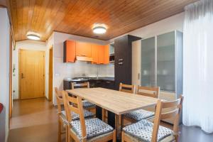 Kuchyň nebo kuchyňský kout v ubytování Residence Viola