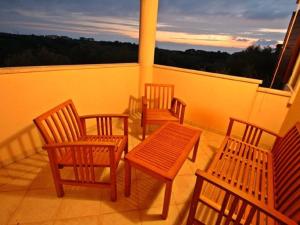 Balkón nebo terasa v ubytování Splendid Holiday Home in Novigrad near sea