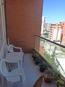 Balkón nebo terasa v ubytování Lovely new apartment near the historic center.