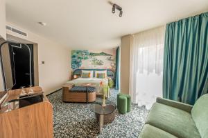 Un lugar para sentarse en Hotel D Bulle - La Gruyère