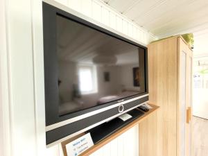 TV a/nebo společenská místnost v ubytování Cap Bonheur