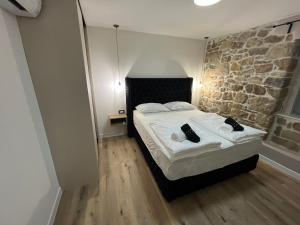 Кровать или кровати в номере Villa Copun with heated pool
