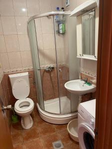 Koupelna v ubytování apartman "Sutorina"