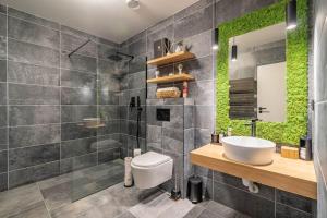 Kúpeľňa v ubytovaní wellnessvrbice + 28 fotografií