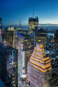 Nespecifikovaný výhled na destinaci New York nebo výhled na město při pohledu z hotelu