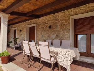 En balkon eller terrasse på Villa Carmen