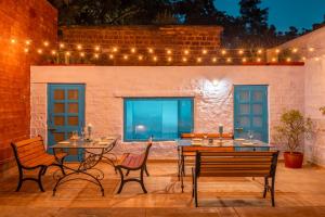 Patio nebo venkovní prostory v ubytování Tree Of Life Bhadrajun House, Jodhpur