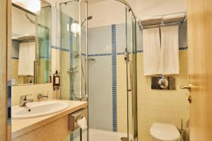 Koupelna v ubytování Grand SPA Lietuva Hotel Druskininkai