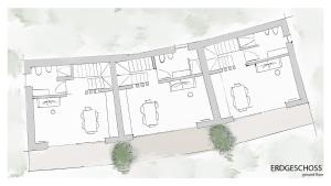 Půdorys ubytování Kierhof Chalets