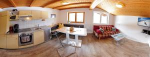 Kuchyňa alebo kuchynka v ubytovaní Apartment Rossbichl