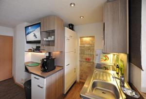 Kuchyňa alebo kuchynka v ubytovaní Apartment Rossbichl