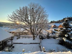 Hinkelshof - 3 Gästezimmer - naturnah, ökologisch, urig, Selbstversorgerküche v zimě