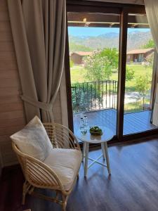 Balkón nebo terasa v ubytování Alicra Hotel Çıralı