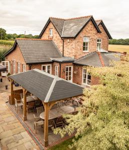 an overhead view of a house with a roof at Mere Brook House in Wirral
