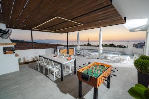 Balkón nebo terasa v ubytování 4C Rethymno