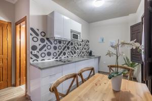 Kuchyňa alebo kuchynka v ubytovaní Apartamentos Alhambra Granada 3000