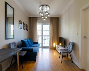 Posezení v ubytování Apartament Bulwar Staromiejski Stare Miasto Centrum