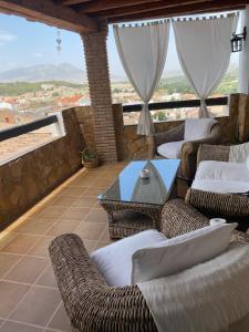 Posezení v ubytování Alhanda Apartahotel