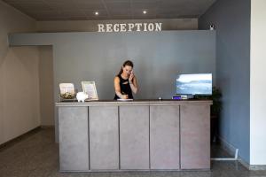 Vstupní hala nebo recepce v ubytování Hotel Fontaine Bleue