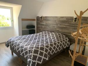 Ένα ή περισσότερα κρεβάτια σε δωμάτιο στο **** Appartement T2 - 2+2. Entièrement NEUF.