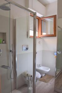 Koupelna v ubytování B&B La Capresina