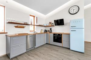 Kuchyň nebo kuchyňský kout v ubytování 4bed 4bath Sauna & Hot tub