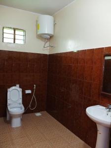 Kylpyhuone majoituspaikassa Mwana House