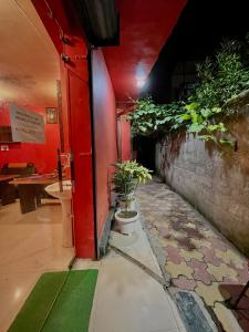 Taman di luar Hotel Crescent