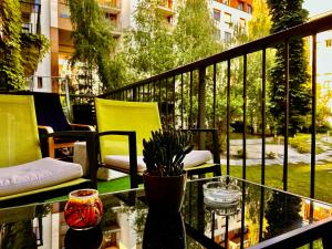 Balkón alebo terasa v ubytovaní Zoe apartman
