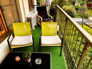 Balkón alebo terasa v ubytovaní Zoe apartman