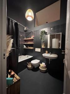 Koupelna v ubytování charming and cozy apartment