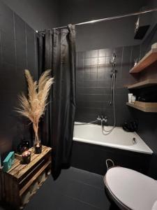 Koupelna v ubytování charming and cozy apartment