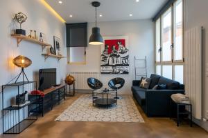 Część wypoczynkowa w obiekcie Loft Center Burgos by Unique Rooms