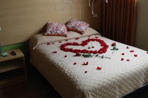Voodi või voodid majutusasutuse Hostal Terra 2 - EL CONDADO toas