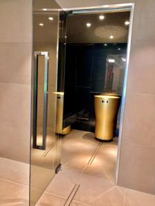 Koupelna v ubytování Hotel Piccola Baita