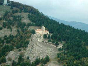 a house on top of a mountain on a hill at Casa Vacanze Manzoni Abriola in Abriola