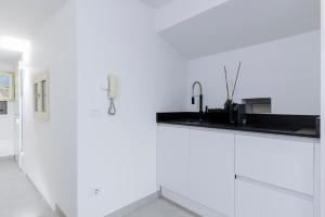 Kuchyň nebo kuchyňský kout v ubytování Pantheon Experience Suite