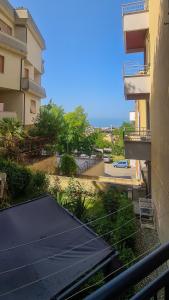 a view from a balcony of a building at casapepa in Ancona
